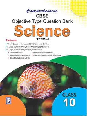 cover image of Comprehensive CBSE Objective Type Question Bank Science X (Term-I)
